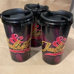 & Juliet Broadway show 16oz tumblers